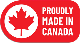 Proudly made in Canada
